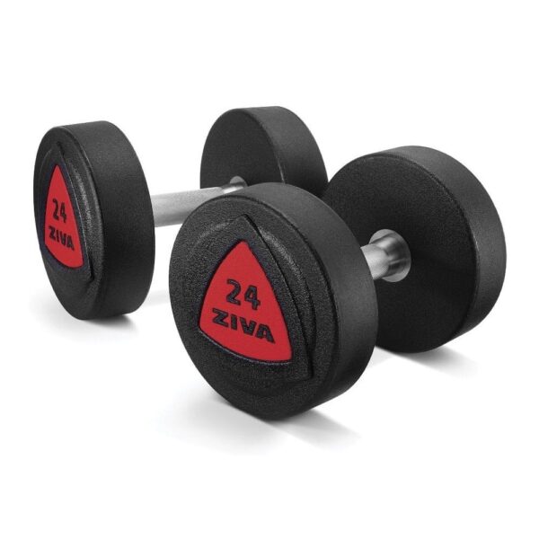 Ziva ZVO Urethane Dumbbells (Red Logo)